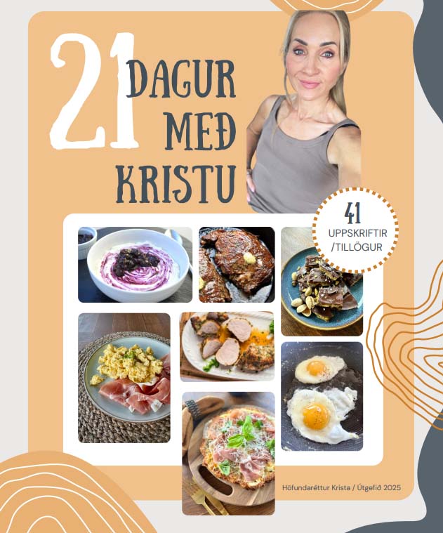 21 daga áskorun með KRISTU og aðgangur að lokuðum hóp ath eingöngu vefútgáfa
