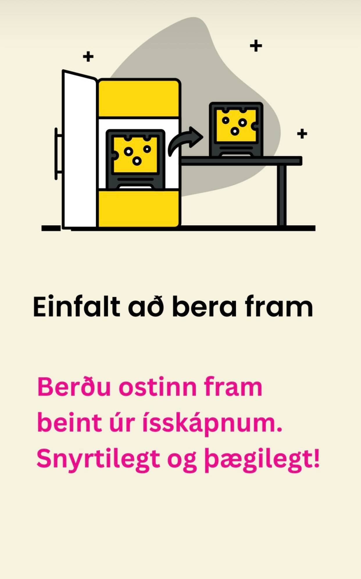 Ostaboxið - Easy cheese HVÍTT